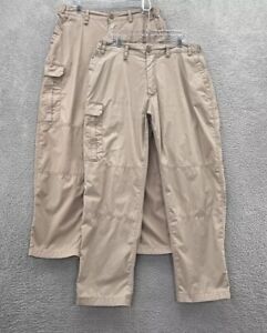 Craghoppers Mens Pants Khaki Beige 38 (36x31 meas) Hiking Cargo Outdoor Lot of 2