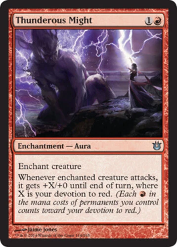 Born of the Gods - Thunderous Might - Foil - Image 1 of 1