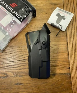 Safariland 7365 ALS/SLS Level-3 7TS Fondina da lavoro RH nera, GLOCK 19 23 con LUCE - Foto 1 di 12