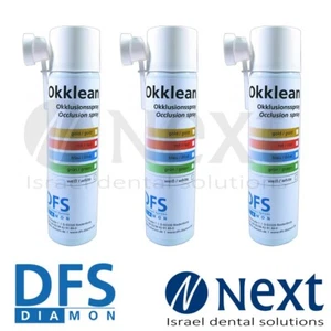 LOTx3 DFS Dental Okklean Okklusionsspray Messungen weiß 75 ml - Bild 1 von 1