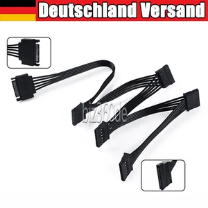 SATA 15 Pin 1 to 5 Festplatten Power Supply Splitter kabel Cord für PC Sever - Bild 1 von 12