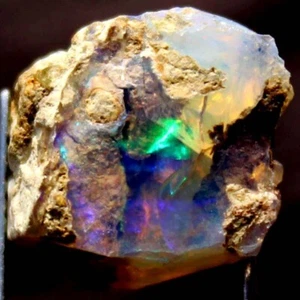 8.55 Ct 100% Natural Ethiopian Opal Rough , opal Rough Gemstone 12x17x11mm BC-25 - Picture 1 of 7