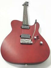 Kapok KA-TLSRD Solid Mahogany Body Electric Guitar,H-H Pickups,Wine-Red+Free Bag for sale