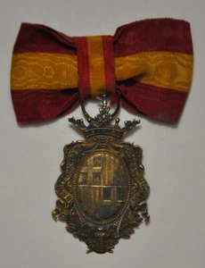 Dekoration - BARCELONA Spanien Ehrenmedaille für guten Dienst für Damen - Bild 1 von 2