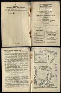 WWII 1943 HOME GUARD Extracts Army Training Memo Pamphlet No 46 28 pages - Picture 1 of 1