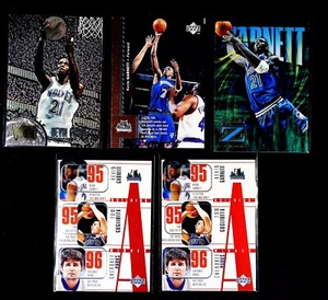 Lot of 5 Kevin Garnett Rookie Cards - SkyBox -Upper Deck - Picture 1 of 2