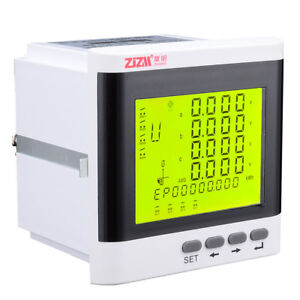 Multi-function 3-Phase Digital LCD Display Energy Voltage Current  Power Meter