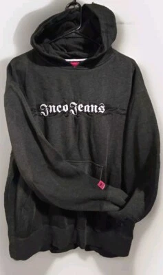 De colección Años 90 Y2K JNCO Jeans Sudadera con Capucha Monopatín Sudadera Bordada Hombres Talla L Foto 1 de 4
