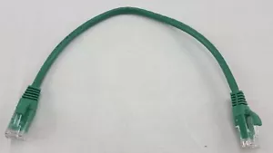 CAT6 1 Fuß RJ45 Stecker Marke Patchkabel grün 10er-Pack - Bild 1 von 9