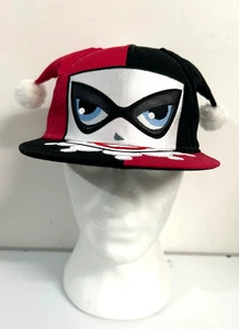 Harley Quinn - Movie World - Youth One Size Hat Cap Unisex - BNWT - Flat Brim - Picture 1 of 11