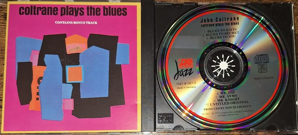 JOHN COLTRANE - COLTRANE PLAYS THE BLUES +1BonusTrack  CD - Bild 1 von 2