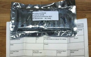 10 NEW Aeroflex Weinschel 6224-3.5 Fixed Attenuator DC-18 GHz SMA 3.5db PS048  - Picture 1 of 5