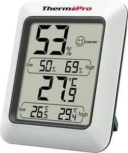 ThermoPro TP50 Digital Thermo Hygrometer Indoor Room Thermometer - Picture 1 of 8