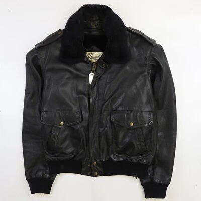 Chaqueta bombardero vintage de cuero sintético de piel Berman's talla 44 Foto 1 de 4