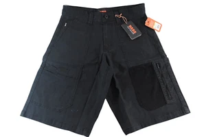 Bass Outdoor Mens Cargo Shorts 30 New Black Casual Pockets Utility - Picture 1 of 8