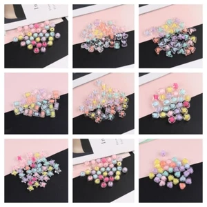 Acrylic Star Butterfly Star Rabbit Crystal Beads Bracelet Jewellery Craft Gift - Picture 1 of 10