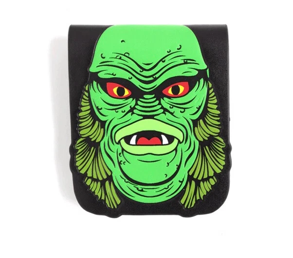 Cartera Rock Rebel Creature From The Black Lagoon Cabeza de Criatura Doble Pliegue NUEVO Foto 1 de 4