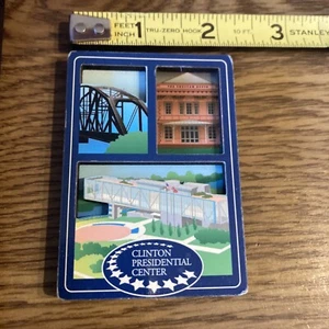 Vintage Magnet Clinton Presidential Center  - Picture 1 of 2