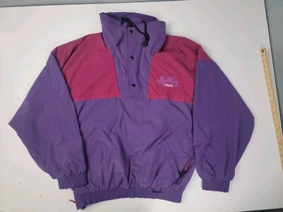 Chaqueta De Colección Fahrenheit Park City Utah Nylon Rosa Púrpura Colorblock Para Hombre Talla L Foto 1 de 4