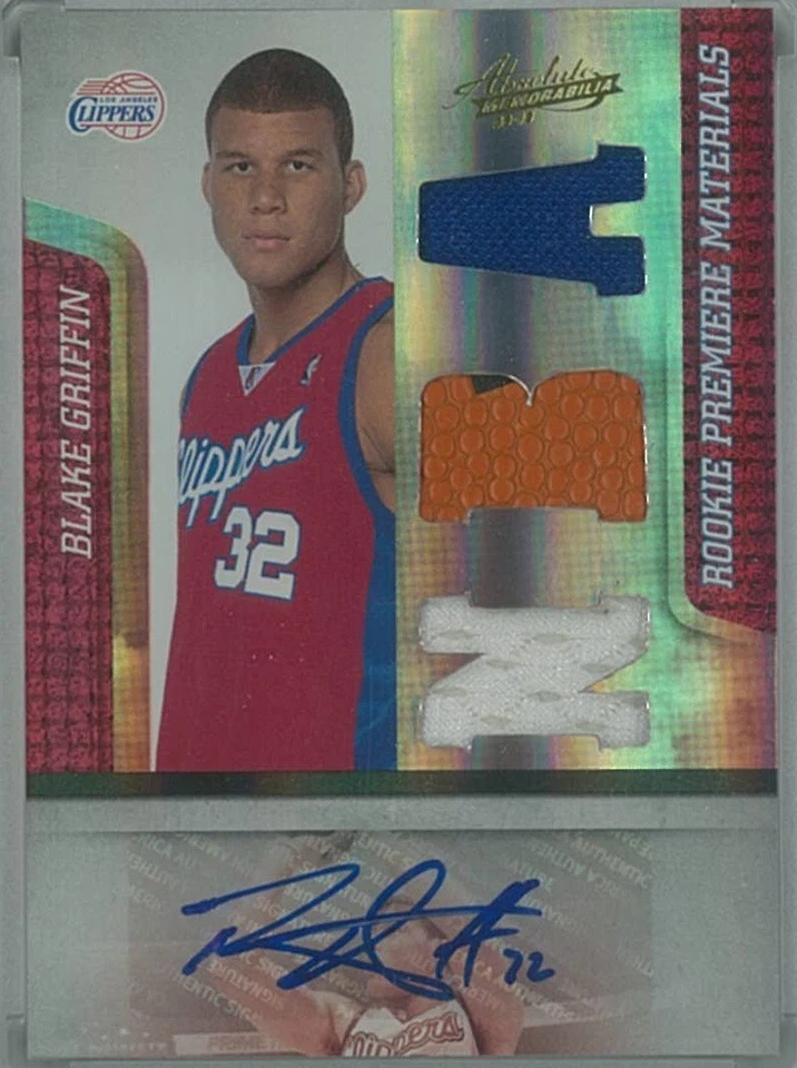 2009-10 Absolute Memorabilia BLAKE GRIFFIN Rookie Premiere Materials RC /499! - Image 1 of 2