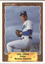 1990 Waterloo Diamonds ProCards #2375 Jose LeBron
