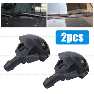 2Pcs Vehicle Car Window Windscreen Wiper Water Spray Nozzle Jet Washer Sprayer - Picture 1 of 12