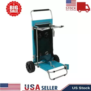 Convertible Folding Beach Cart Outdoor Utility Camping Sand Island Garden Wagon - Picture 1 of 4