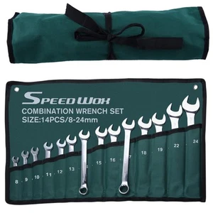 SPEEDWOX Combination Wrench Set Combination Spanner Set of 14 Motorcycle Tool Se - Picture 1 of 7