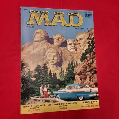 MAD MAGAZINE #31 - Very Fine- 7.5,  Mount Rushmore Issue,  February 1957 - Image 1 of 4