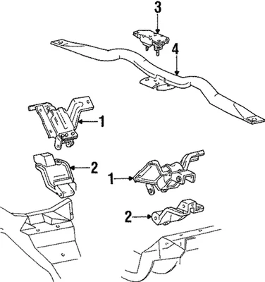 Montaje delantero original Ford 1W7Z-6038-BA Foto 1 de 2
