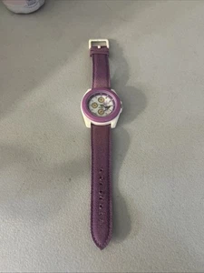 Sprout Quartz Uhr ECO Friendly Corn Resin Canvas Day Date Lila NEUE BATTERIE - Bild 1 von 10