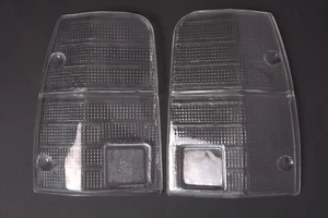 RARE Toyota Corolla DX KE70 TE71 E72 Wagon CLEAR TAILLIGHT LENSES 81-87 - Picture 1 of 9