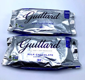 2 Beutel Guittard Milchschokolade Backchips 11,5 oz-2026 NICHT GENTECHNIKFREI - Bild 1 von 8