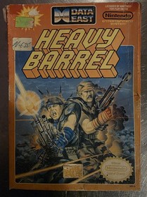 Heavy Barrel NES Low Quality Box And Manual Only NO GAME!!
