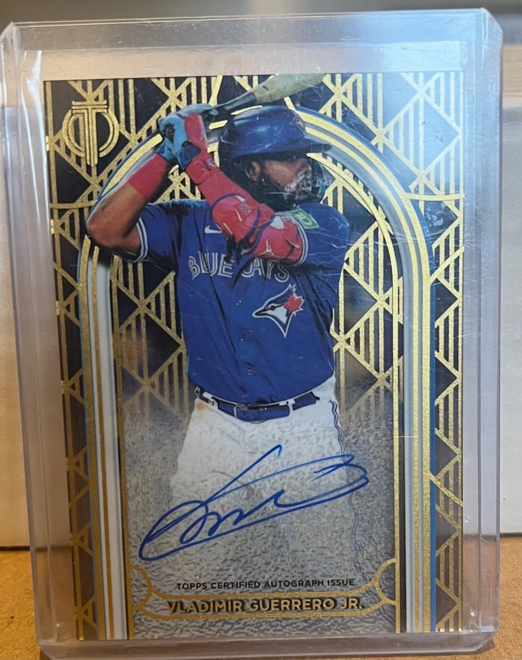2024 topps tribute vladimir guerrero jr iconic perspectives auto 4/50 - Image 1 of 2