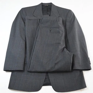 Traje De Colección Hecho en EE. UU. Austin Reed 38S 30x30 Gris Cuadros Glenn 100% Lana Para Hombres - Imagen 1 de 12