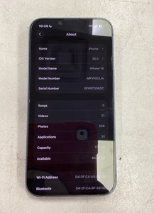 Apple iPhone 14 - 128 GB Cricket SOLAMENTE - azul - Imagen 1 de 12