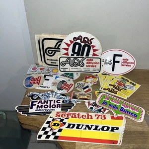 Lot De 30 Autocollants Stickers Vintage Thème Voiture Auto Moto - Imagen 1 de 6