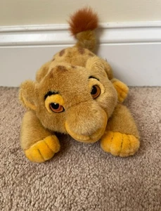 Disney Store The Lion King Vintage SIMBA Baby Cub Plush 1990’s Baby Simba 9” - Picture 1 of 2