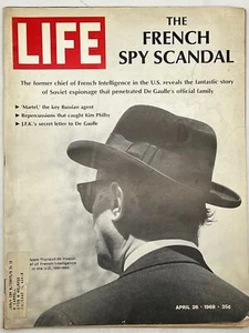 LIFE Magazine APR 26, 1968 French Spy Scandal; Warren Beatty; Ingmar Bergman - Imagen 1 de 2