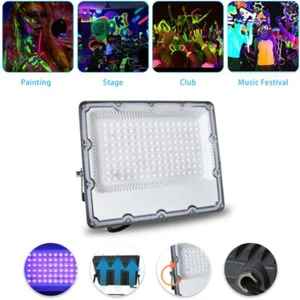 UV Blacklight 395nm IP66 Waterproof UV Flood Light for Party Stage Lighting Club - Picture 1 of 29