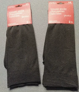 Juncture Women's Trouser Socks 2 Packs 2 Pair Per Pack = 4 Socks Shoe Sz 4-8 New - Picture 1 of 8