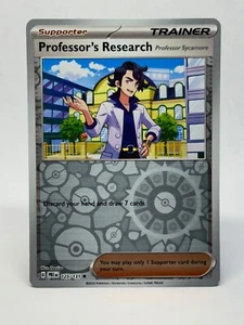 Professor's Research 125/131 Reverse Holo - Pokemon Prismatic Evolutions - NM - Picture 1 of 2