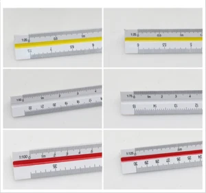 Metric Engineer Scale Ruler 30cm  Triangular Triangle Drafting Ruler - Picture 1 of 5