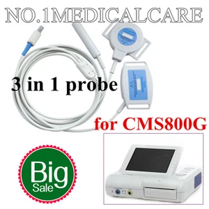 three in one Transducer Probe for CONTEC Fetal Monitor CMS800G - Picture 1 of 2