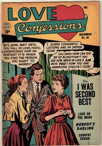 Love Confessions #40 1954 Really Nice Condition - Picture 1 of 2