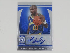 TIM HARDAWAY 2013-14 TOTALLY CERTIFIED BLUE AUTOGRAPH AUTO! #19/49! WARRIORS! - Picture 1 of 2