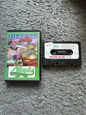 Amstrad CPC --DEFEND OR DIE Game By Alligata tested  - Image 1 of 4