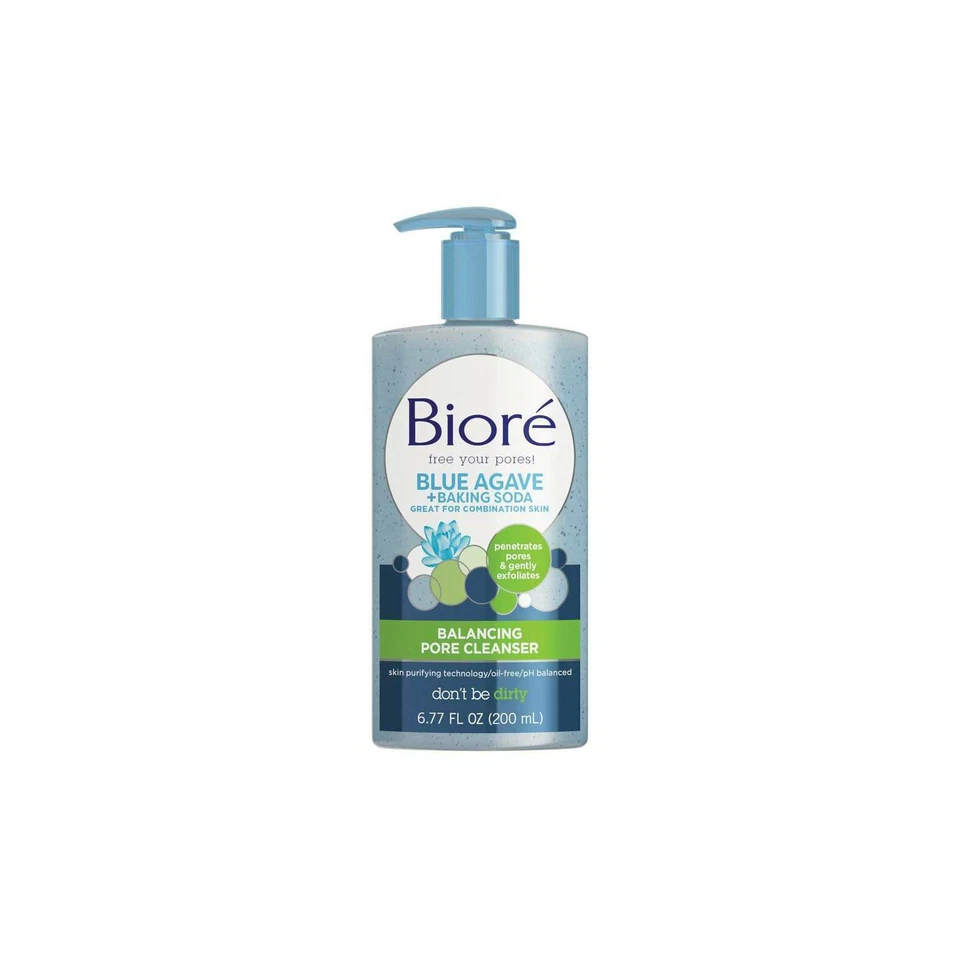 Biore Baking Soda Pore Cleanser for Combination Skin 6.77 Ounces