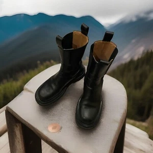 Bottega Veneta Lug Sole Leather Boots size 40 - Picture 1 of 6